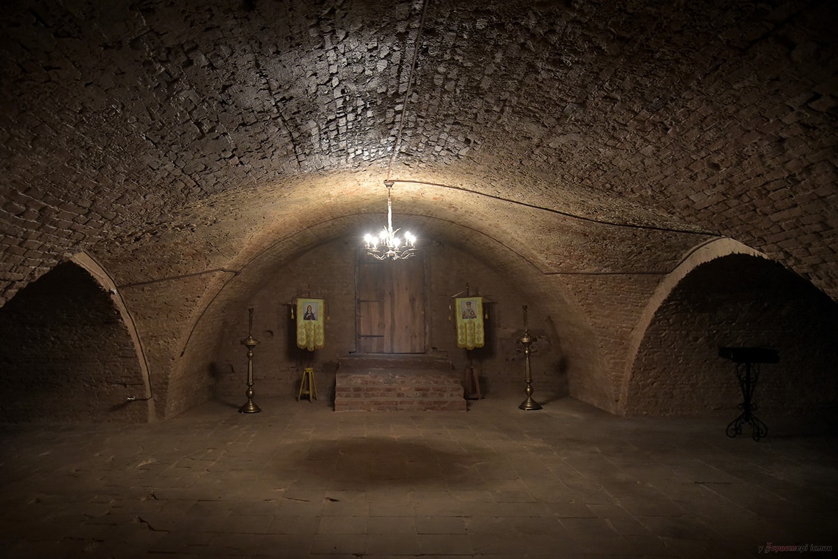 Photo. The crypts of the former Bernardine monastery of the XVII century.